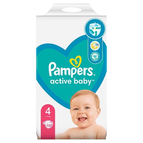 pieluchy pampers 4 active baby