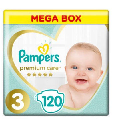 pampers premium care 3 midi box