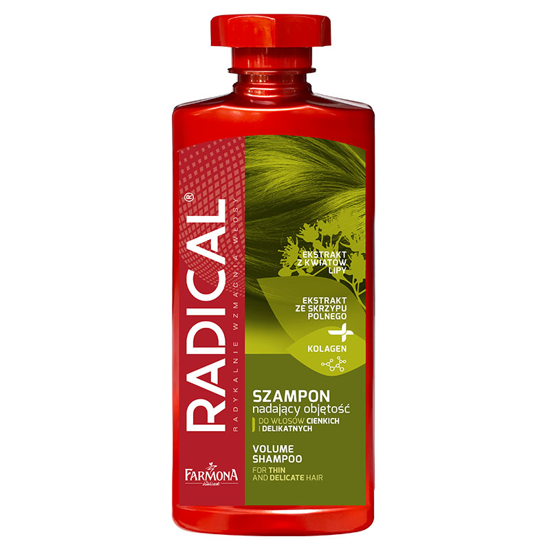 farmona radical szampon suchy do włosów tłustych pozbawionych objętości 60ml