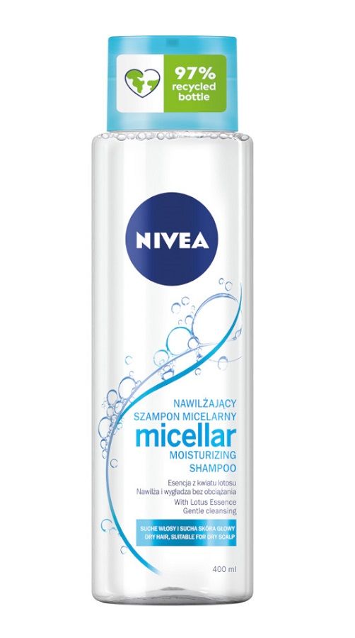 nivea micelarny szampon nawilżający do włosów 400ml