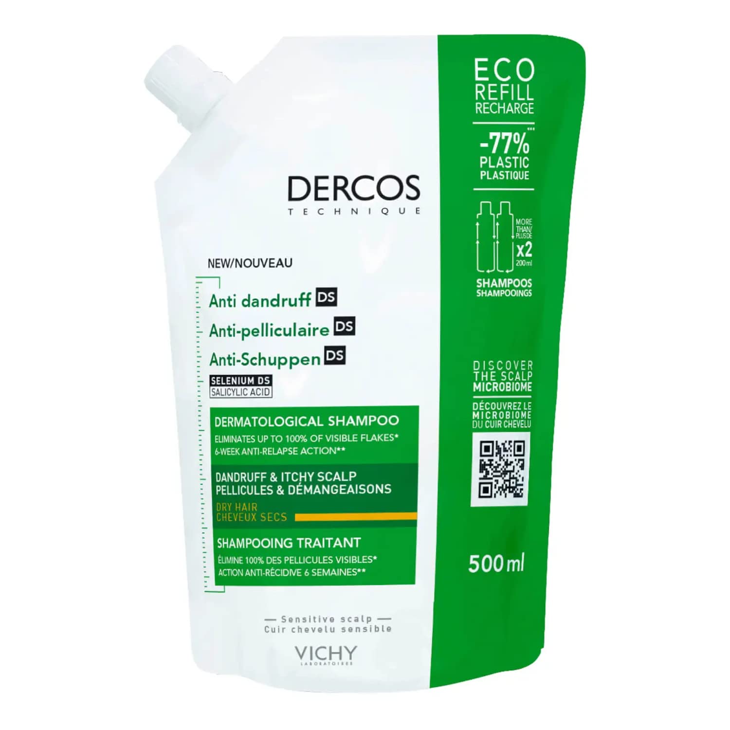 vichy dercos anti dandruff dry hair szampon