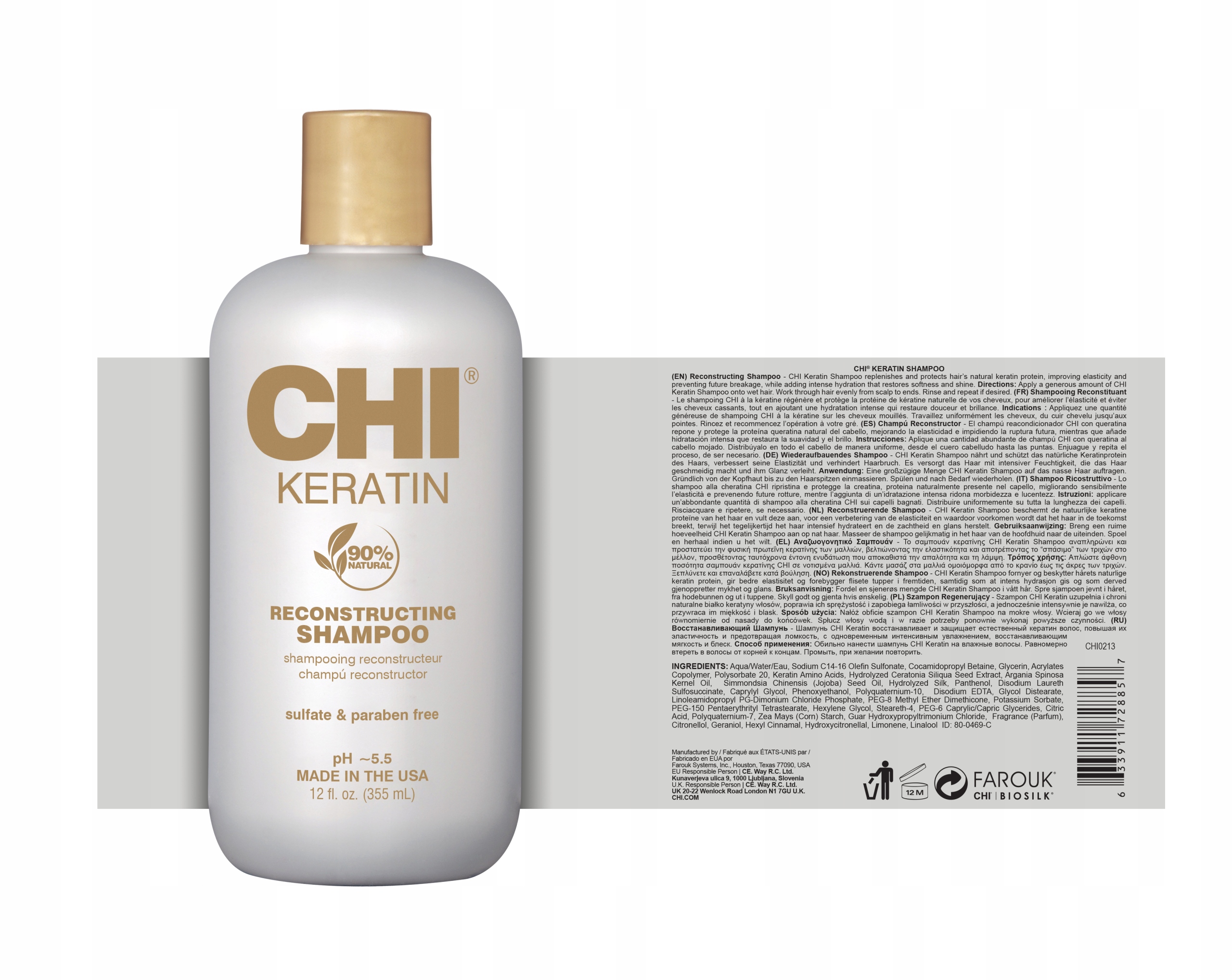 farouk chi keratin szampon odbudowujący wizaz