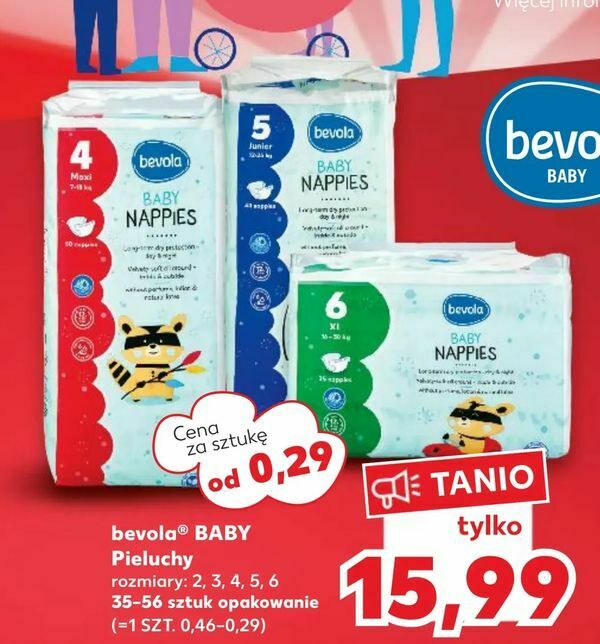 pieluchy kaufland bevola