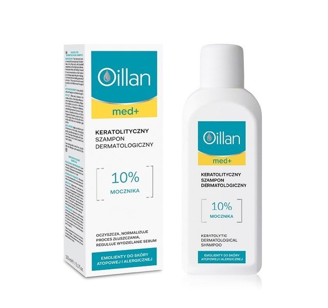 oillan med+ keratolityczny szampon dermatologiczny 150 ml