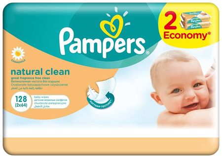 chusteczki pampers natural clean opinie