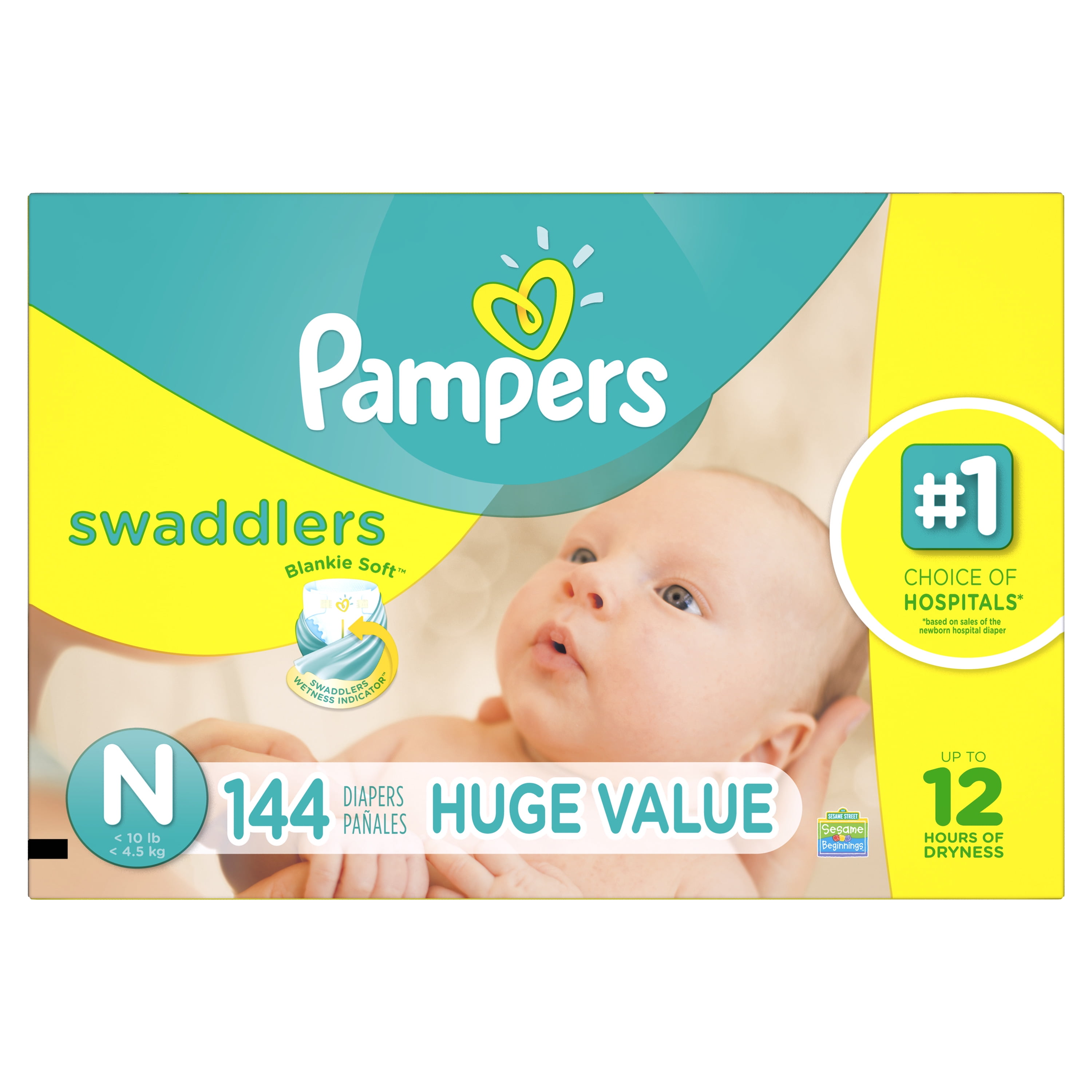 pampers 2 144 sztuki