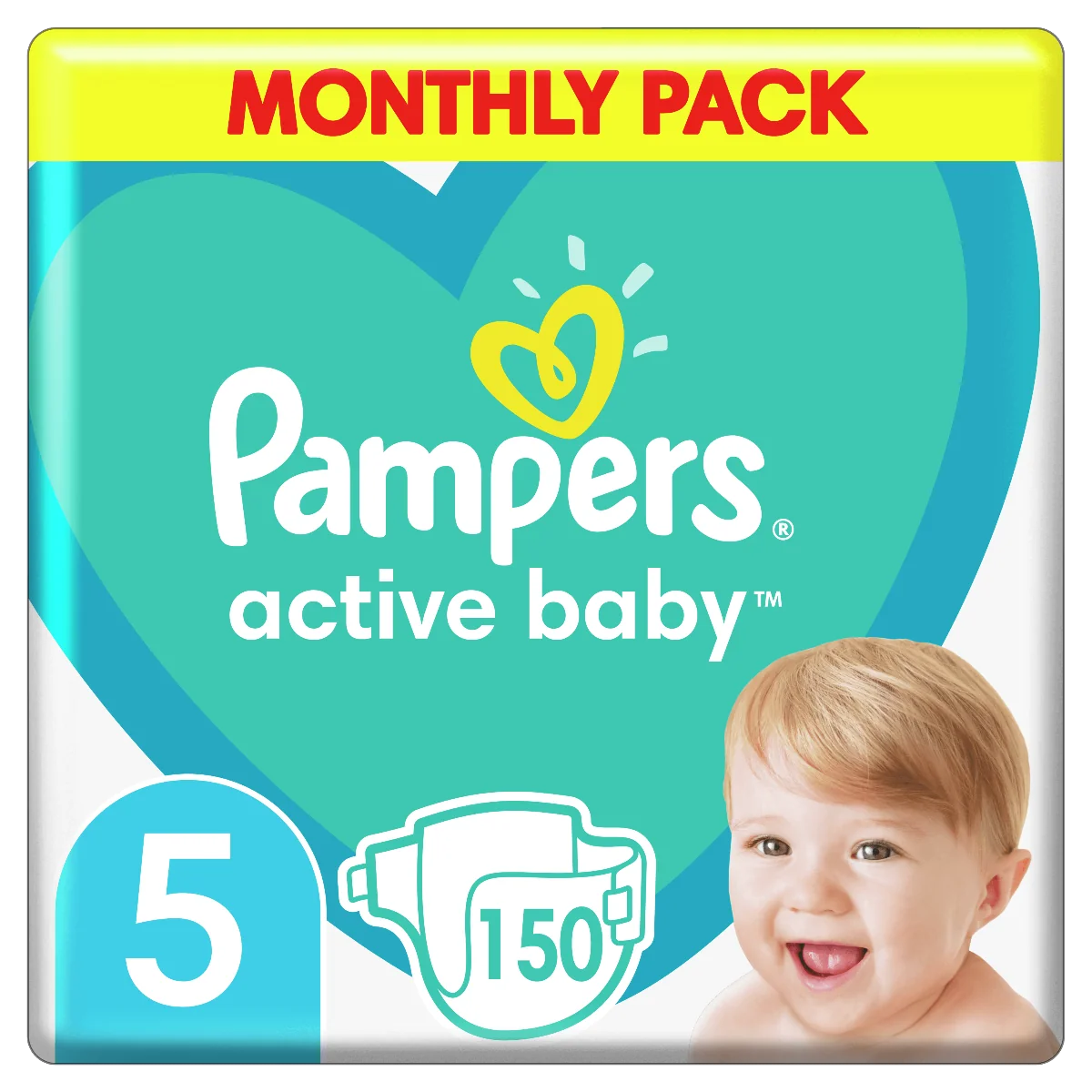 150 sxtuk pampers 5