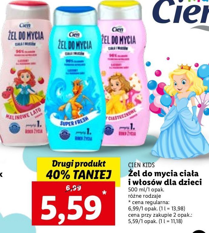 szampon dla dzieci lidl