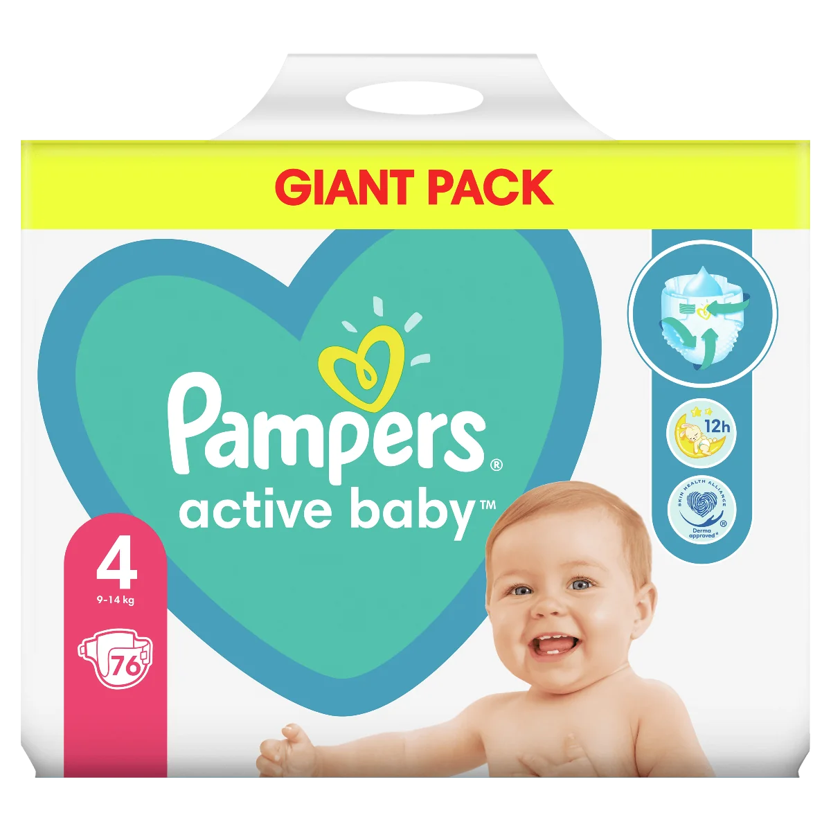 pieluchy pampers 2 76 szt