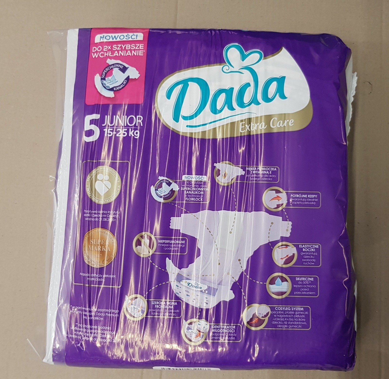 pieluchy dada extra care junior 42 szt