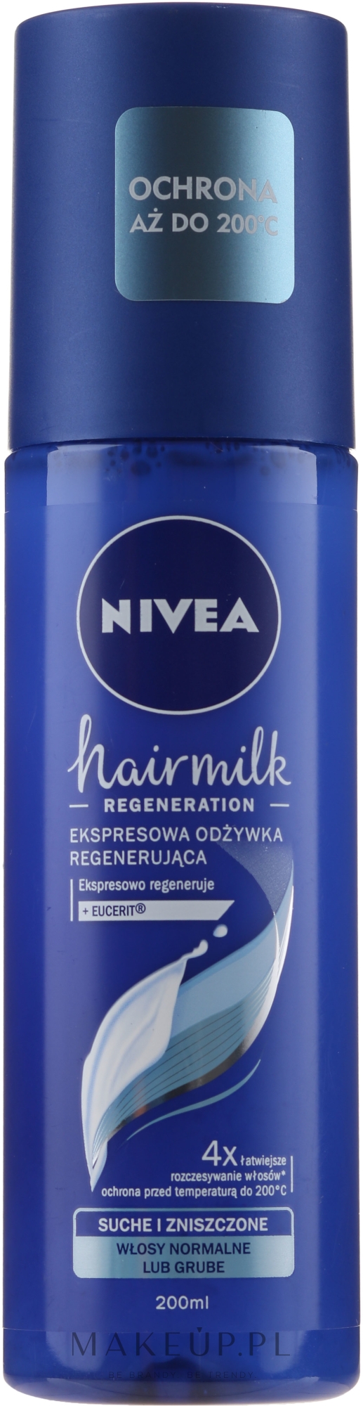 ekspresowa odżywka do włosów nivea hairmilk