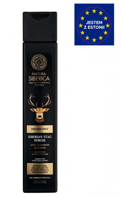 szampon przeciwłupieżowy dla mężczyzn siberian stag power natura siberica men