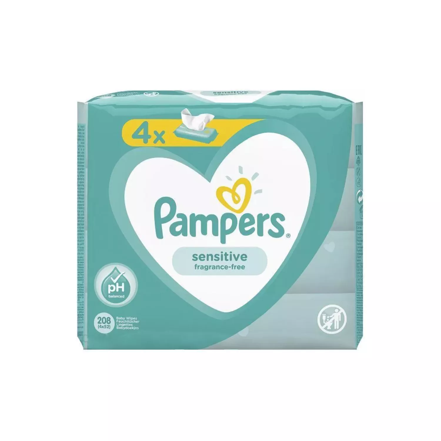 sklad chusteczki pampers sensitive