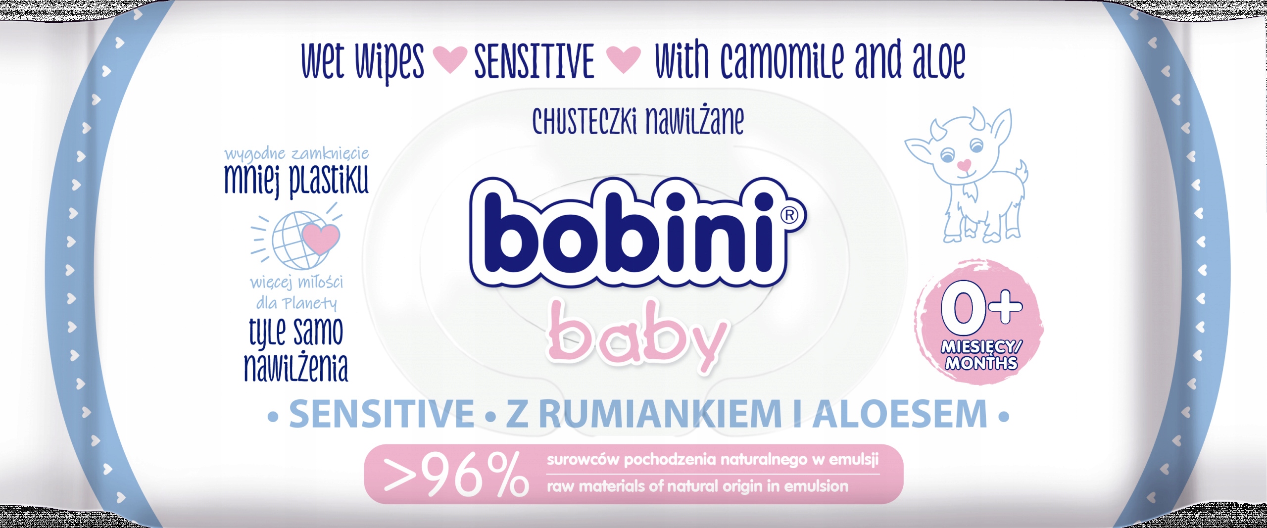 bobini baby chusteczki nawilżane dla niemowląt i dzieci sensitive 70szt