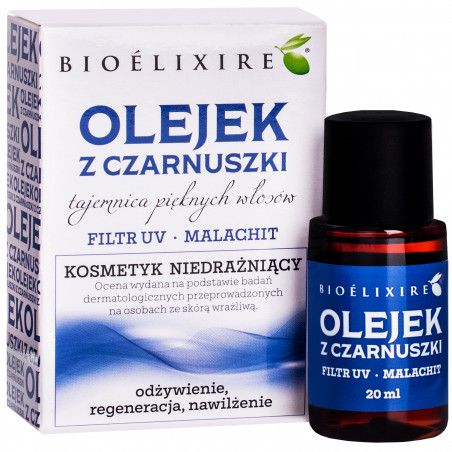 bioelixire olejek do włosów z czarnuszki