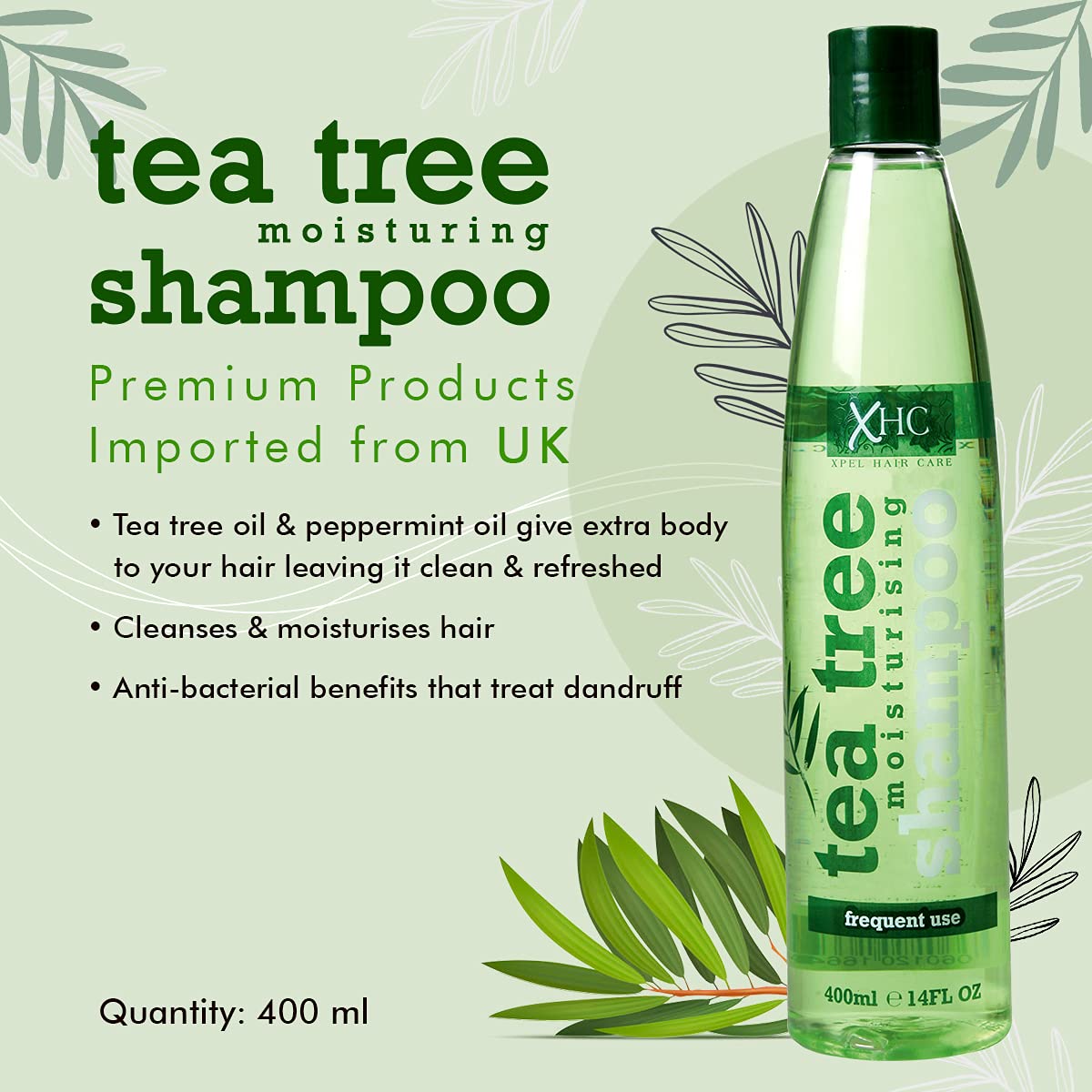 xpel tea tree szampon nawilżający