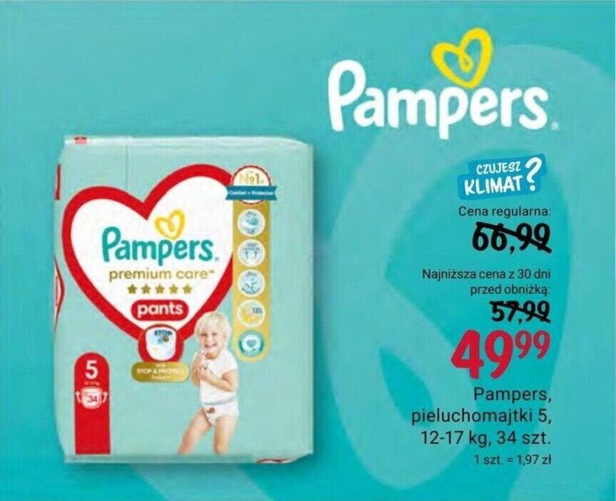 pampers pants pieluchomajtki 5 rossmann