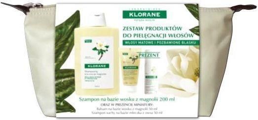 klorane szampon na bazie wosku z magnolii 200 ml