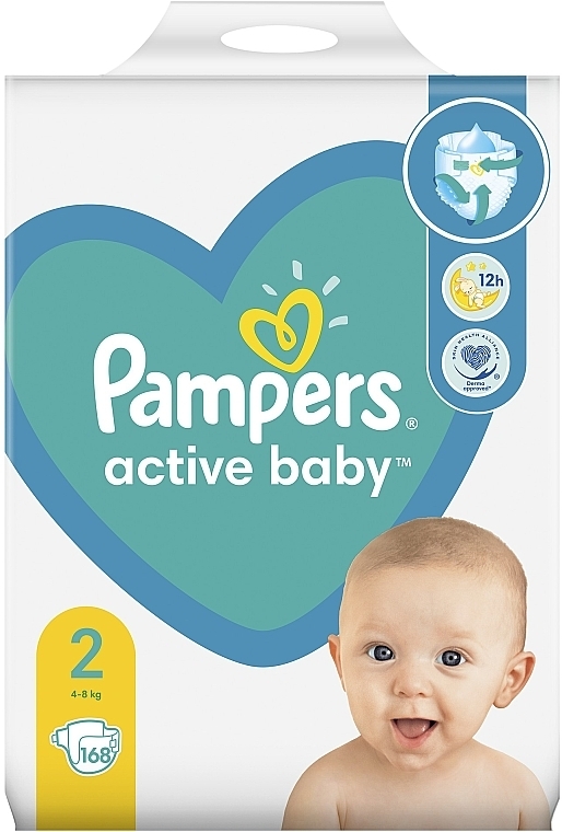 pieluszki pampers 168 szt