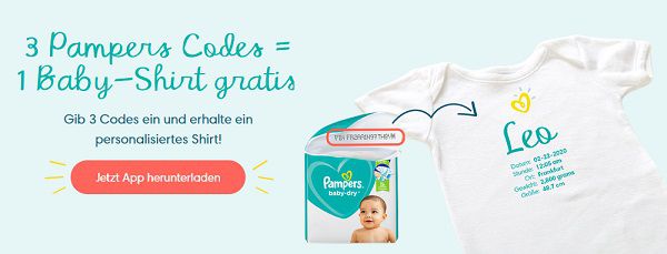 gratis t shirt pampers