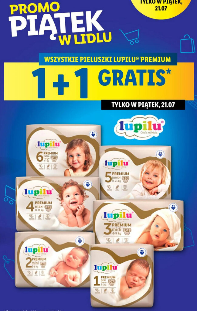 lidl lupilu pieluchy promocja