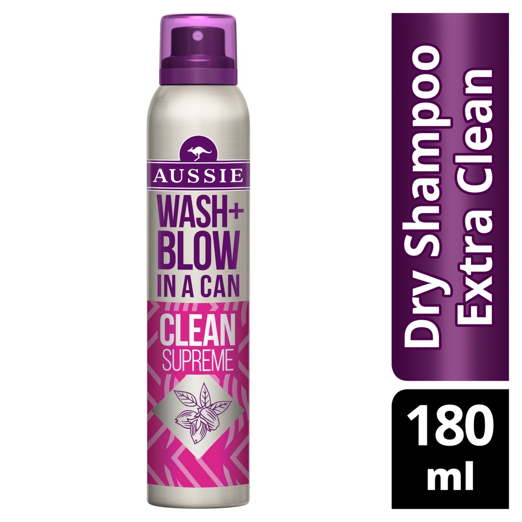 aussie wash blow clean supreme suchy szampon do włosów 180ml