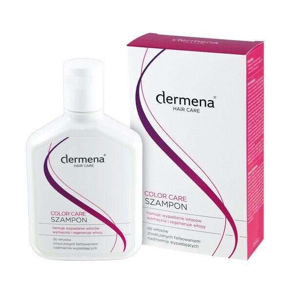 dermena color care szampon przeciw wypadaniu włosy zniszczone farbowaniem