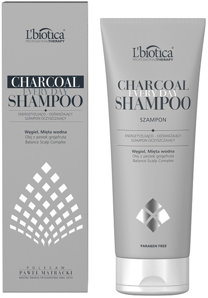 l biotica charcoal szampon