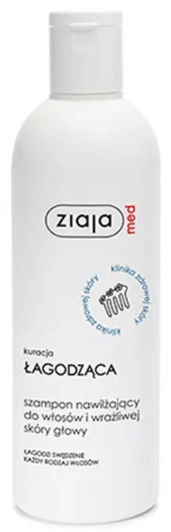 ziaja med kuracja przeciwświądowa szampon łagodzący 300ml