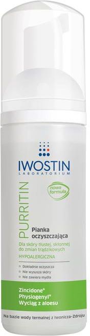 iwostin purritin pianka do mycia twarzy 165ml