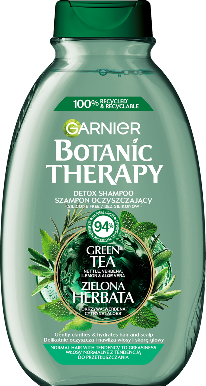 szampon botanic therapy zielona herbata