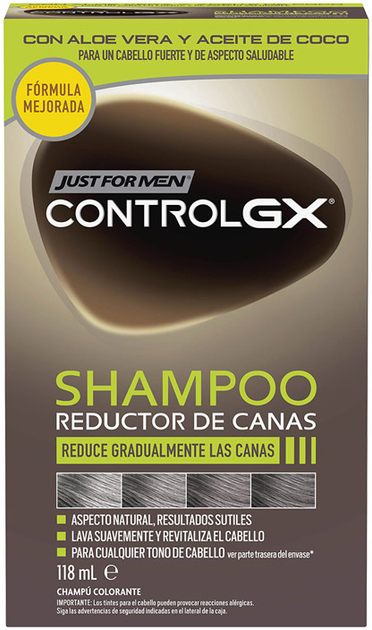 just for men control gx grey reducing szampon opinie