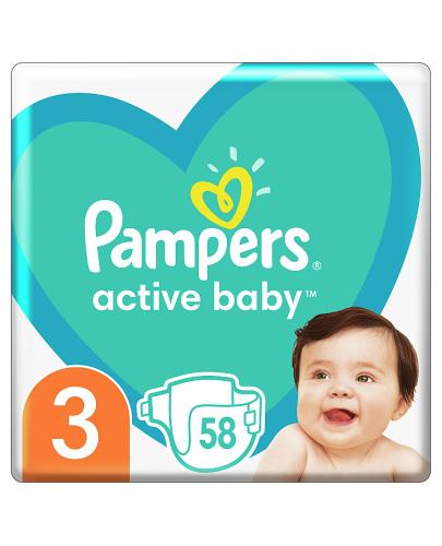 pampers active baby 3 58 szt