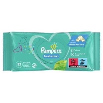 pampers fresh clean chusteczki nawilżane dla niemowląt