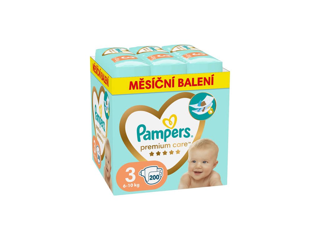 pampers premium care ile pieluszek na miesiąc