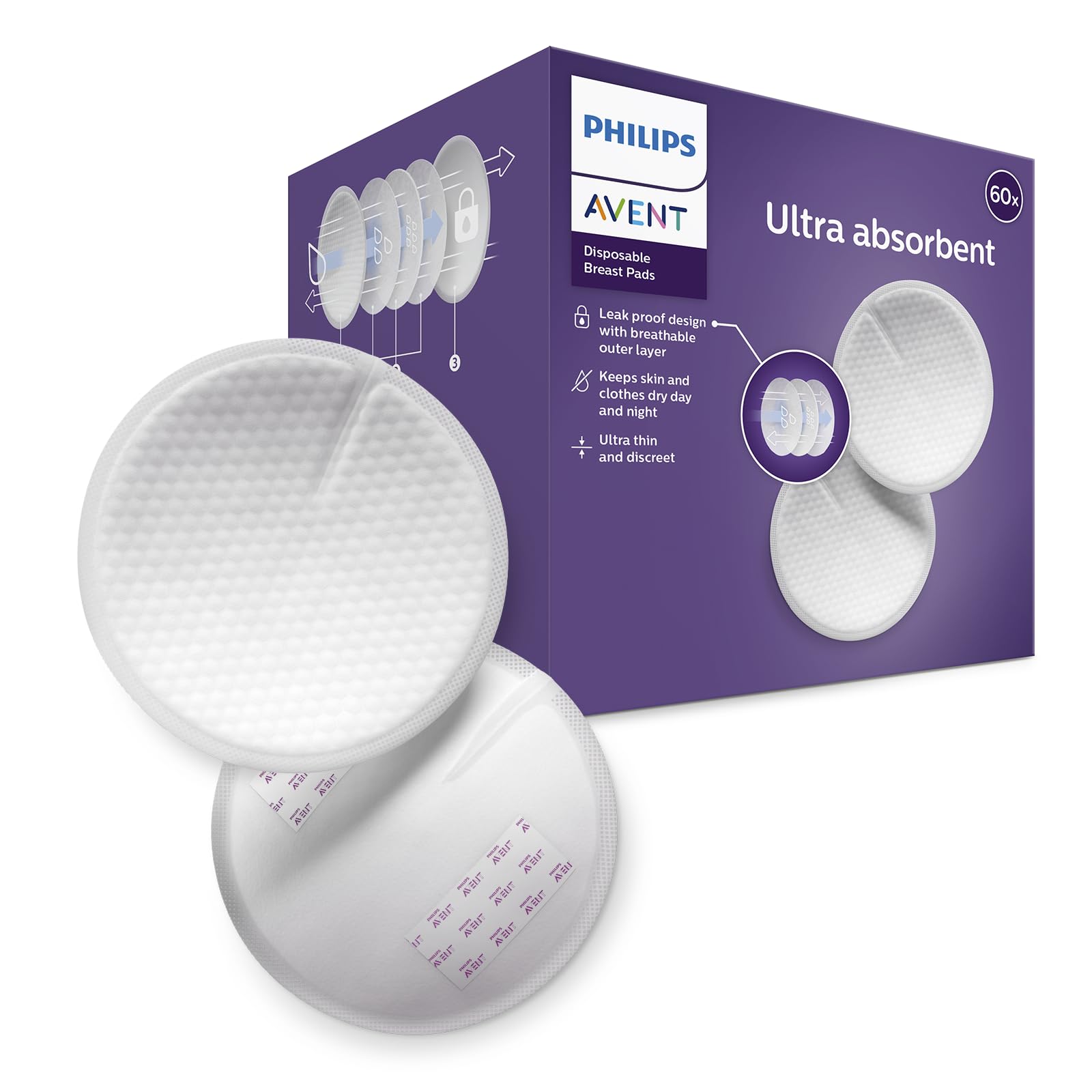 Philips Avent SCF254/13 Jednorazowe wkładki laktacyjne