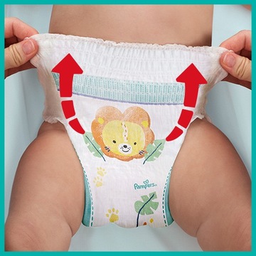 pampers pieluchomajtki zakladanie