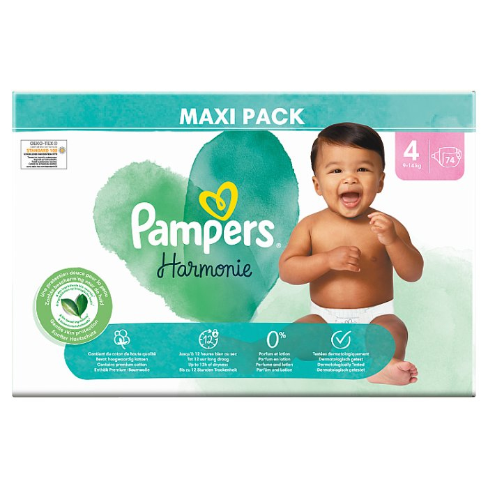 pampers niebiesko-zielone