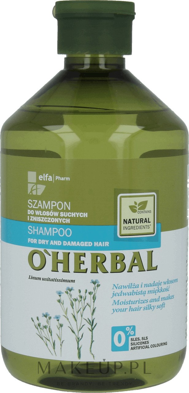 oherbal szampon do włosów zwiększający objętość z ekstraktem arniki wizaz