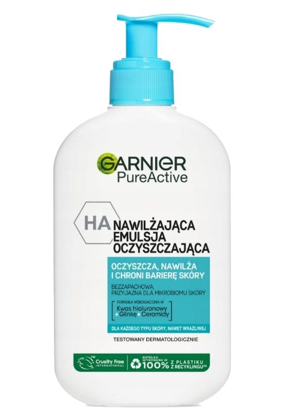 garnier pianka do mycia twarzy