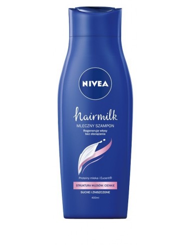 szampon nivea hairmilk struktura włosa cienkie