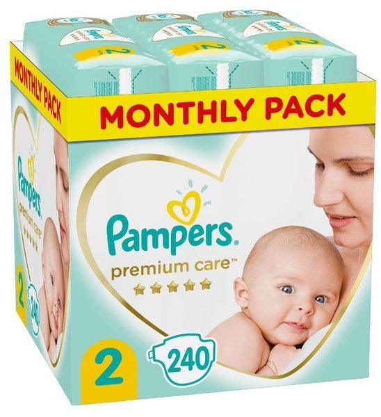 pampers premium care pieluchy rozmiar 2 4-8kg 240 sztuk