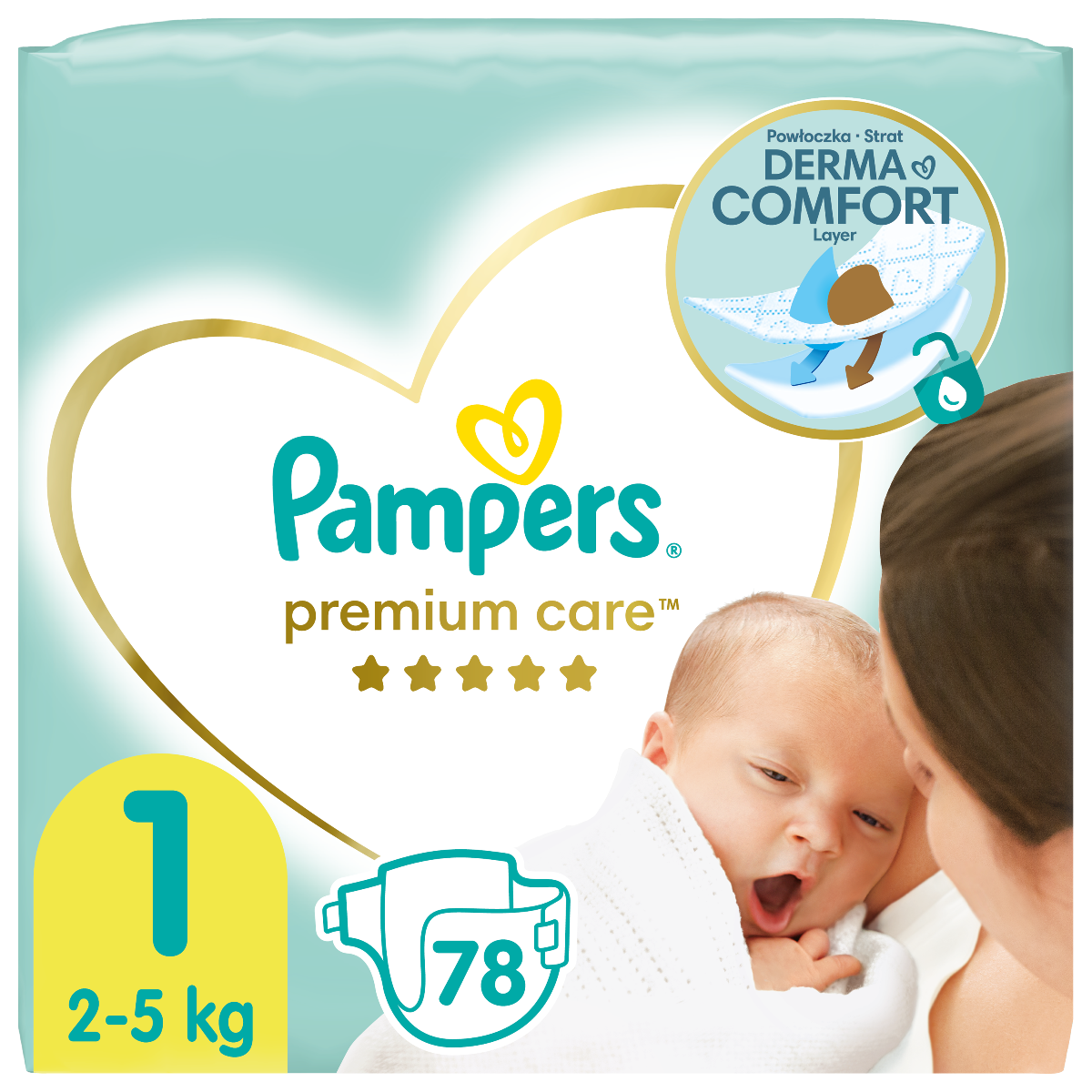 78 sztuk pampers 5