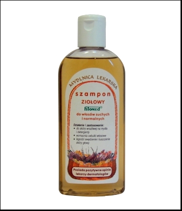szampon ziołowy do włosów suchych i normalnych mydlnica lekarska