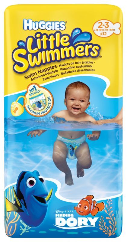 majteczki do pływania huggies little swimmers rozmiar 2-3