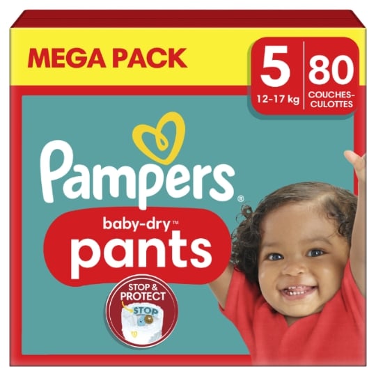 carrefour couches pampers taille 5