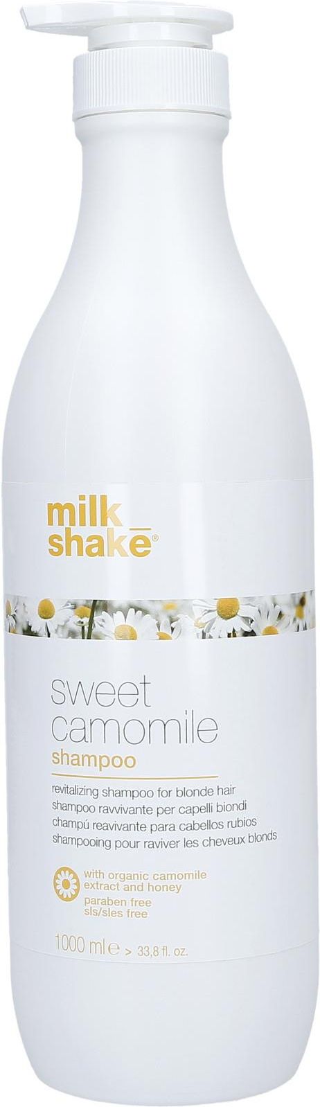 milk shake sweet camomile szampon rumiankowy do włosów blond wizac