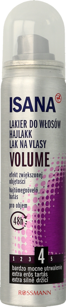 lakier do do włosów isana