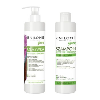 enilome healthy beauty green szampon oczyszczenie i równowaga allegro