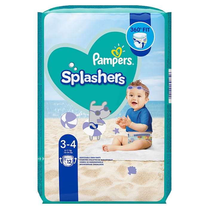 pampers splash 3-4